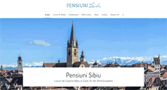 Desktop Screenshot of pensiunisibiu.com